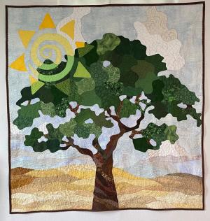 Good Morning Camper - 60 X 58, Cotton Quilt, Auctioned for Camp Esperanza