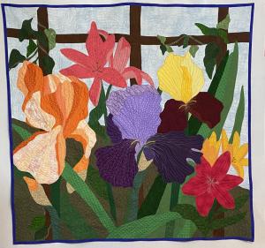 Waller's World Details: 60 x 62 Turned Edge Applique and Paper Pieced