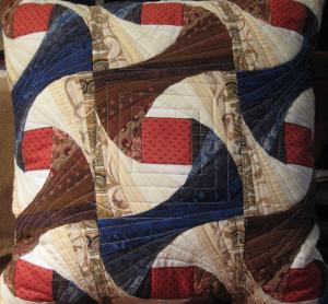 Learning Curves - 50 x 60 Quilt with Sofa Pillows - Paper Pieced