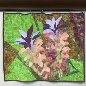 Tropical Ginger - 52 x 62 Batik Quilt